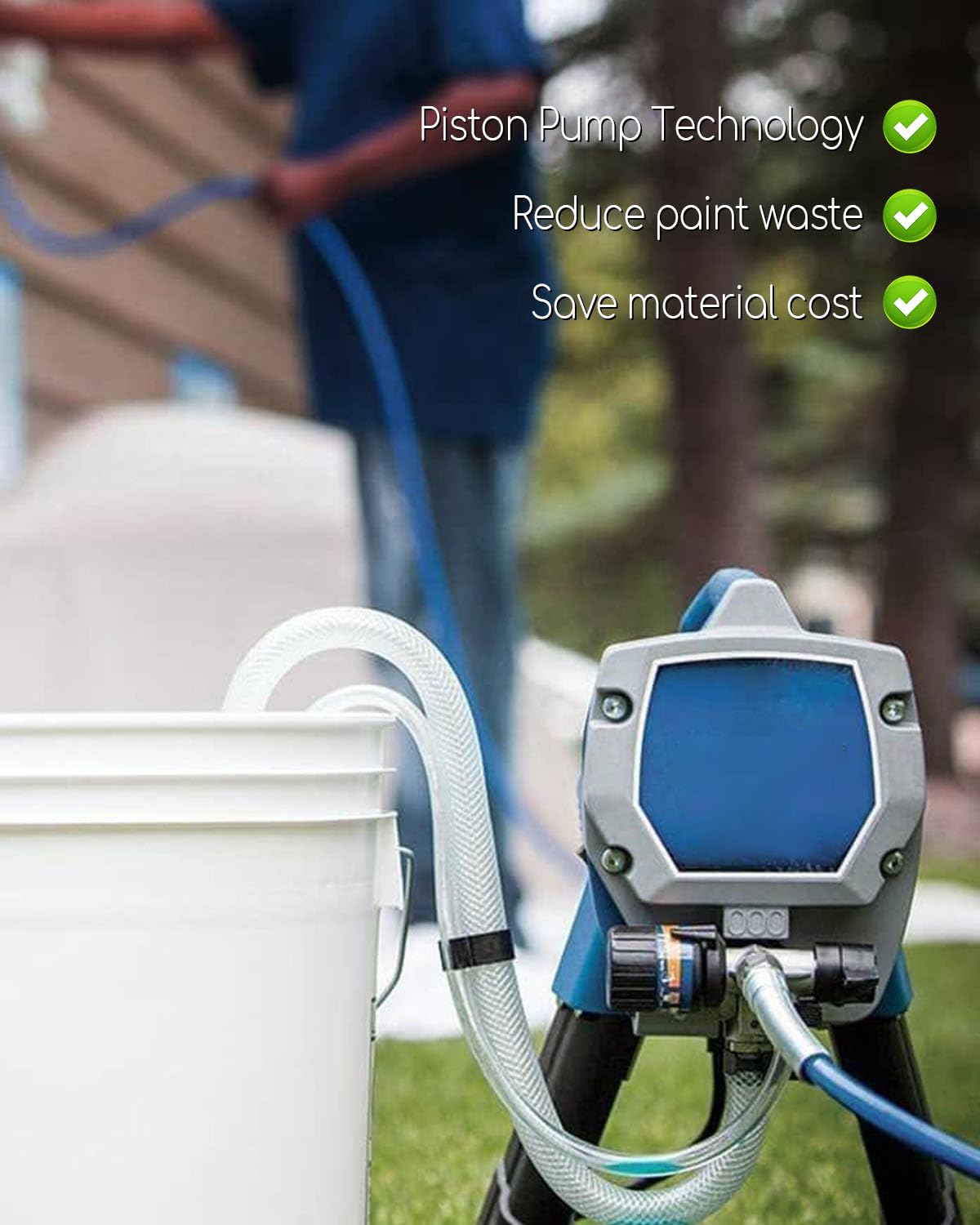 PNYZIK Power Paint Sprayers Pump Replacement 24Y472 for Graco ProXChange ProX17 ProX19 ProX21 Electric Airless Piston Pump - View 4 of 6