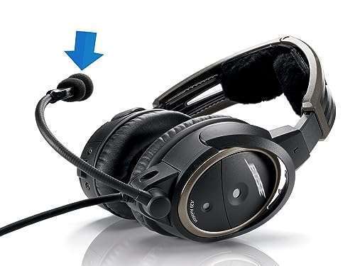 LEFXMOPHY LEFXMOPHY Foam Mic Covers for Bose A20 & A30 Headsets - 3-Pack Pop Filter Windscreen Replacement - View 4 of 6