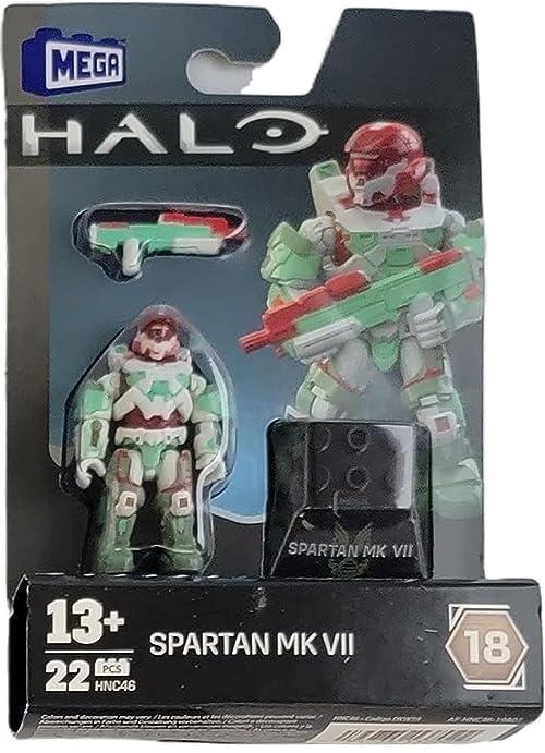 Mega Construx Mega Construx Halo Heroes Series 18 Complete Set of 5 Buildable Action Figures DKW59-963H Release - View 5 of 9