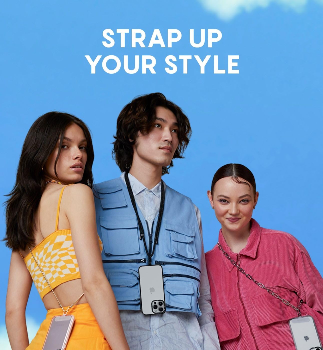 CASETiFY CASETiFY Compact iPhone 15 Case with 4 ft Military Grade Drop Protection Slim Lightweight Natural Flower Clear Black - View 8 of 9