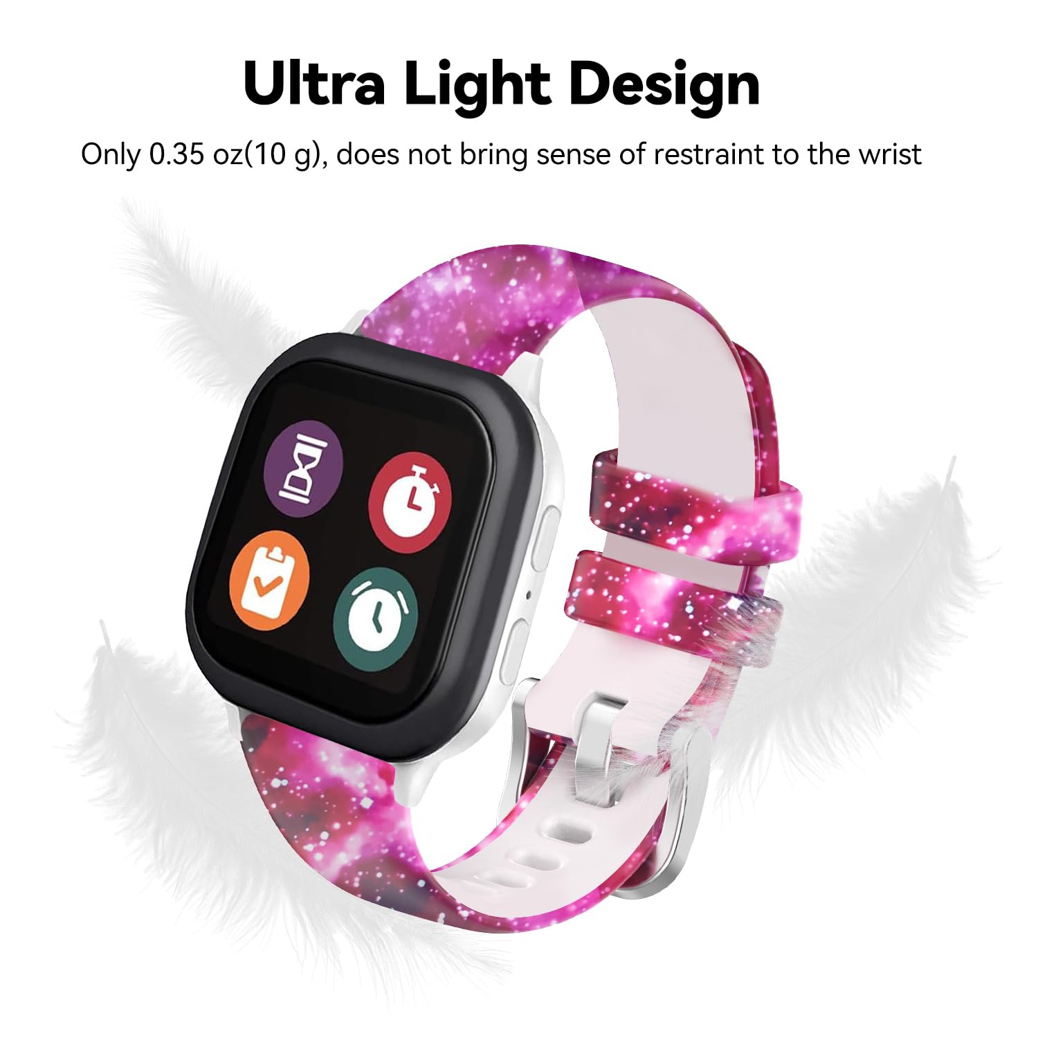 Chofit Chofit 5 Pack Colorful Bands for Verizon Gizmo 3 2 1 Gabb Watch Kids 20MM Quick Release Wristband Straps for Smartwatch - View 3 of 7