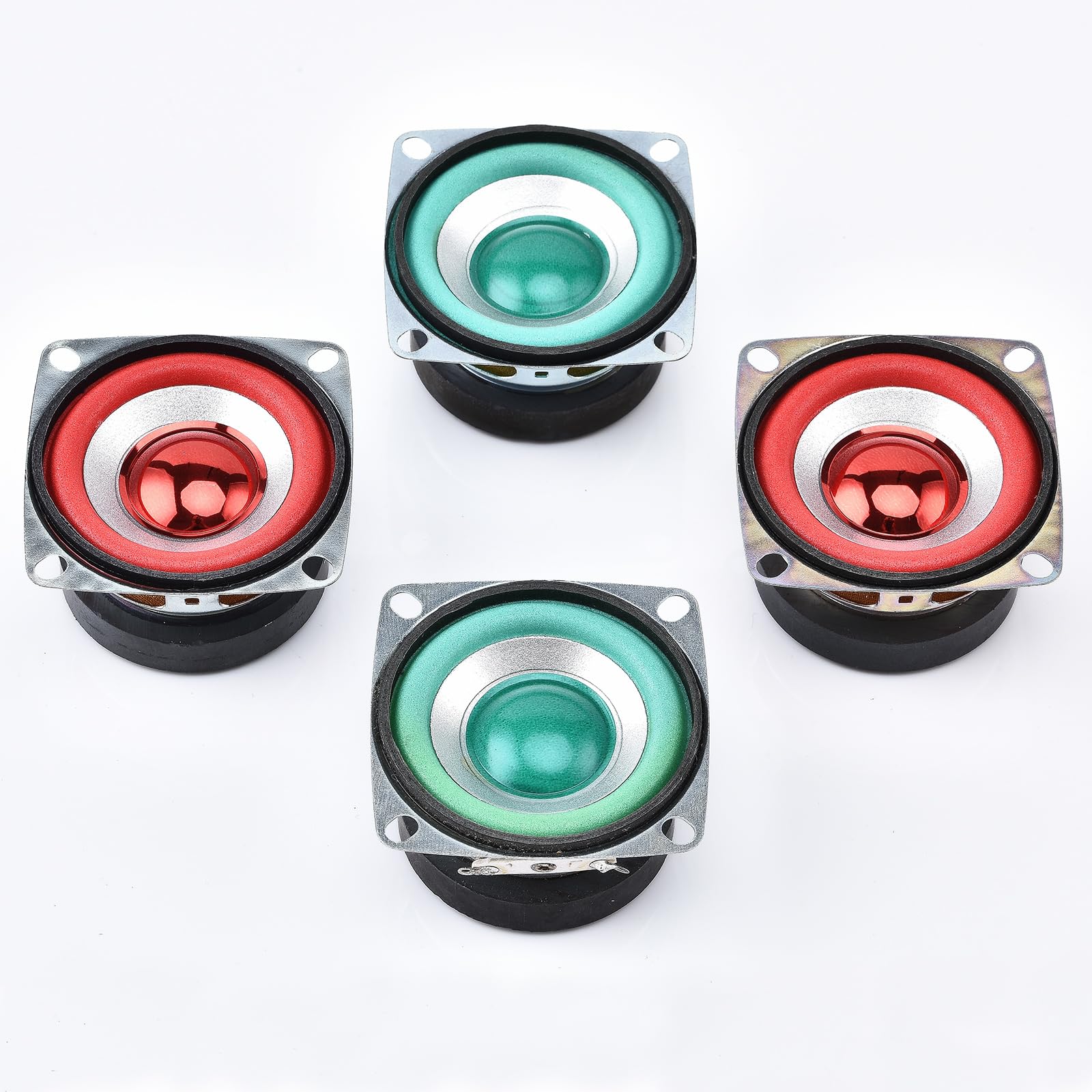 Cylewet 4Pcs 2 Inch 52mm 3Ohm 5W Full Range Stereo Woofer Loudspeaker for Arduino Pack of 4 CYT1124