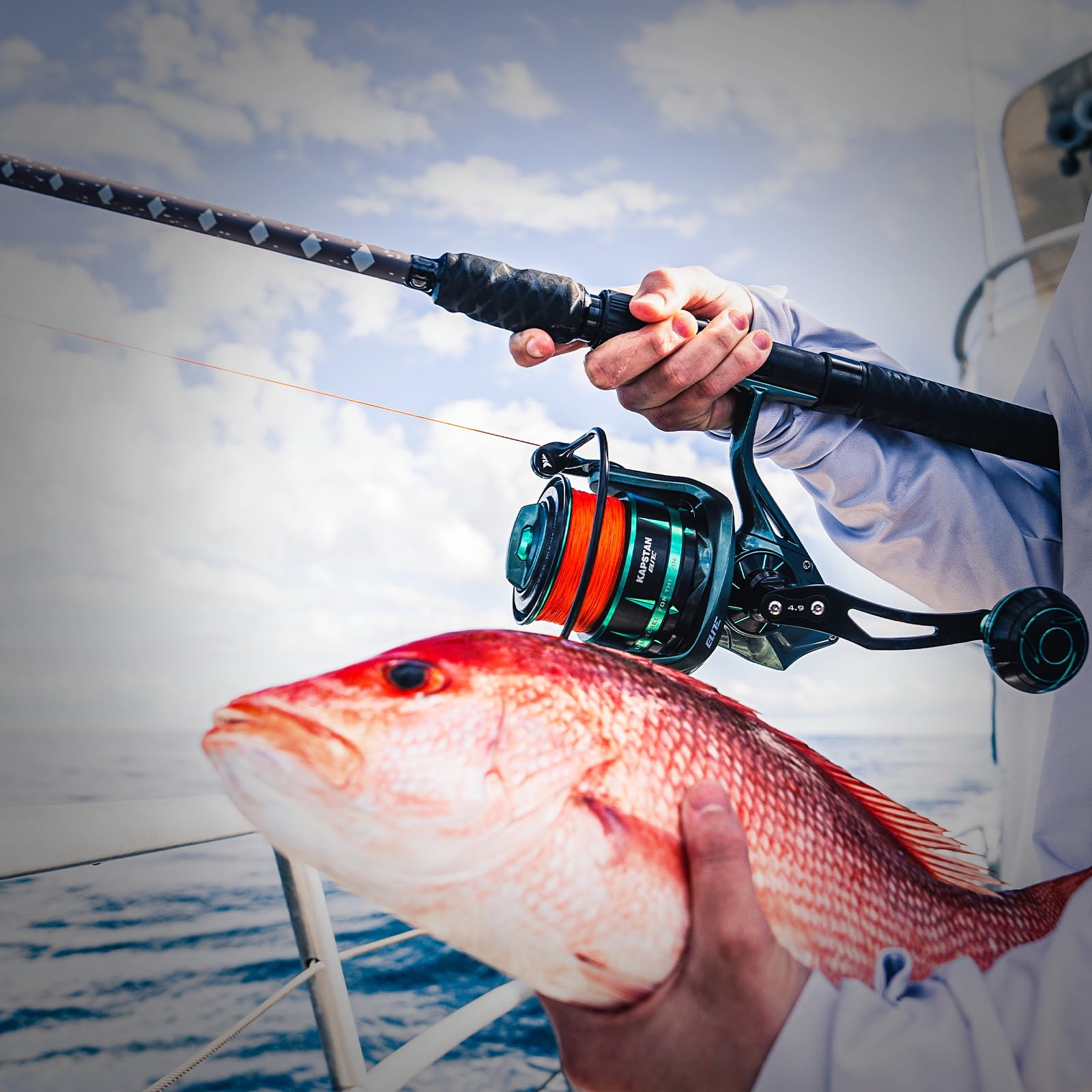 KastKing Buy KastKing Kong 10' MH Spinning Rod - Durable 2-Piece Fishing Rod for Anglers - View 4 of 9