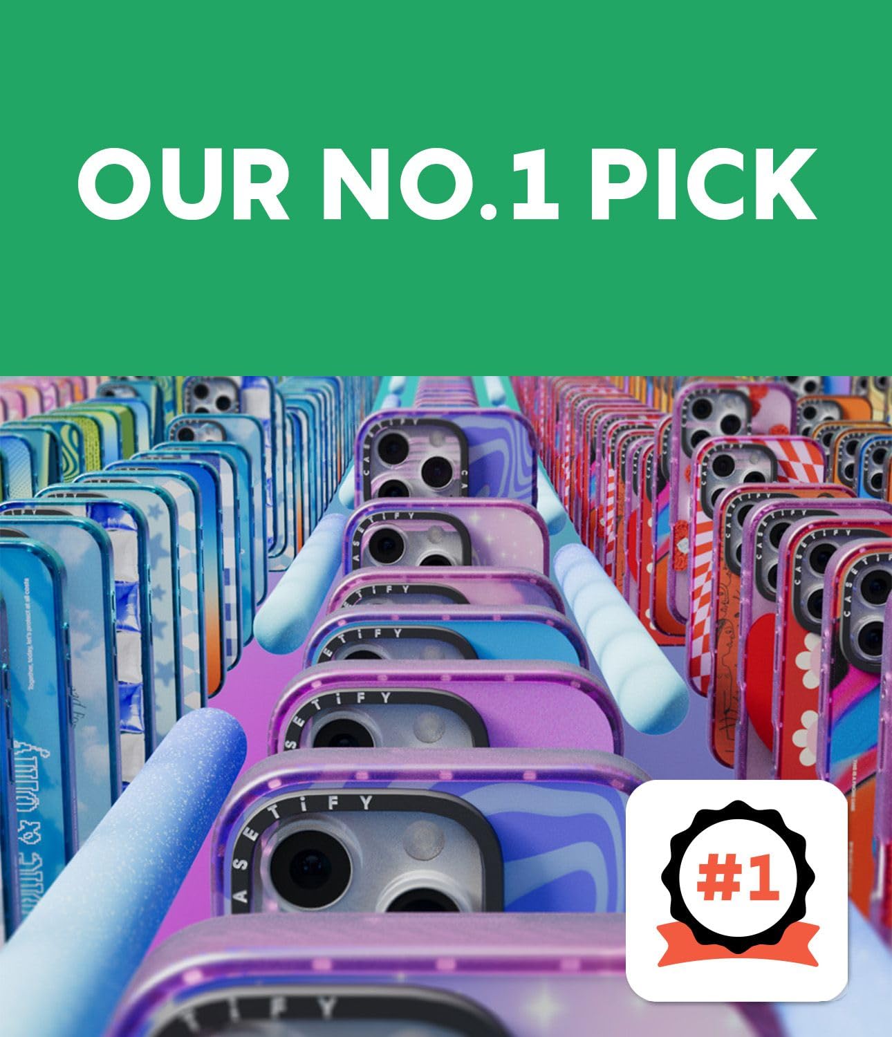 CASETiFY CASETiFY Impact Case for iPhone 15 Pro Military Grade Drop Protection Compatible with Magsafe Disco Magic Clear Black - View 3 of 8