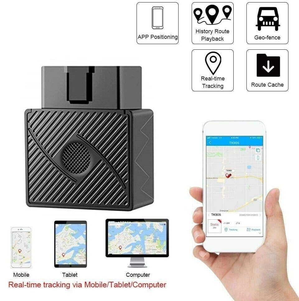 YuYue Electronic YuYue 2G OBD-II GPS Tracker for Vehicles Real-Time Fleet Tracking Hidden Portable Locator for Cars and Trucks - View 4 of 9