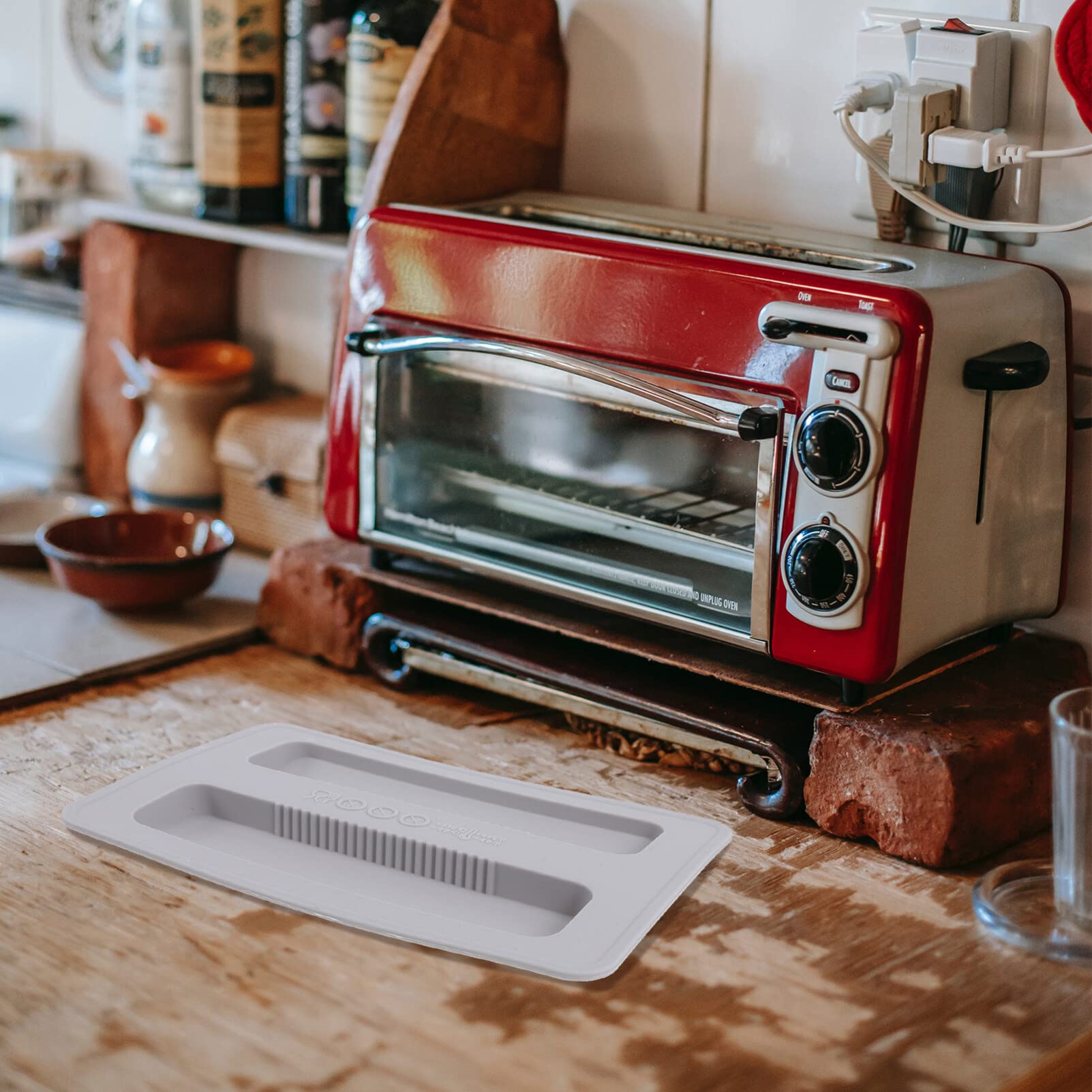 Hemoton HEMOTON Silicone Toaster Lid for 2 Slice Toaster Appliance Top Cover Bread Maker Accessories - View 8 of 8