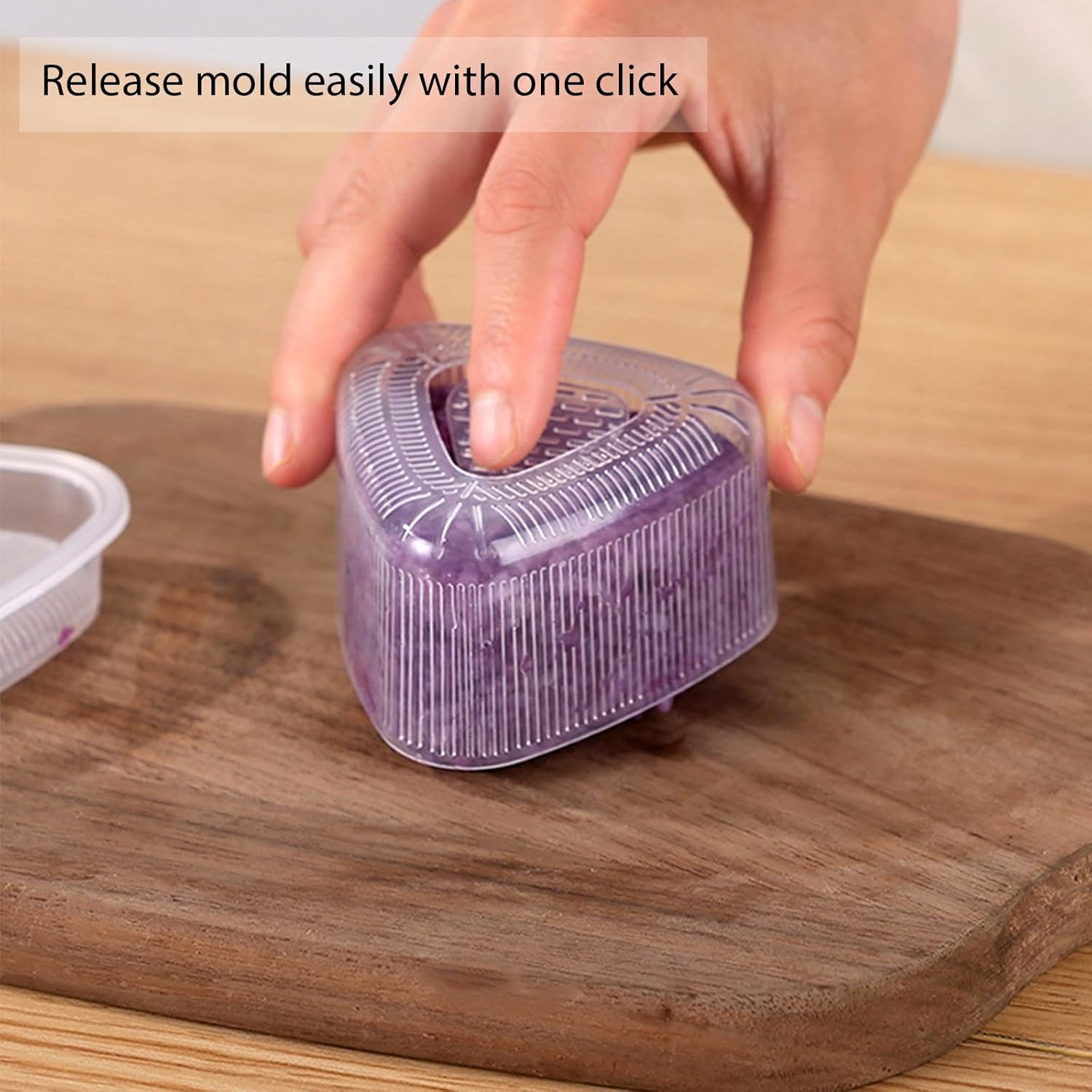 EOQPDECD EOQPDECD 8 Pcs Triangle Rice Ball Maker with Spatula for Easy Onigiri Mold Kid Lunch Bento and Home DIY - View 4 of 7