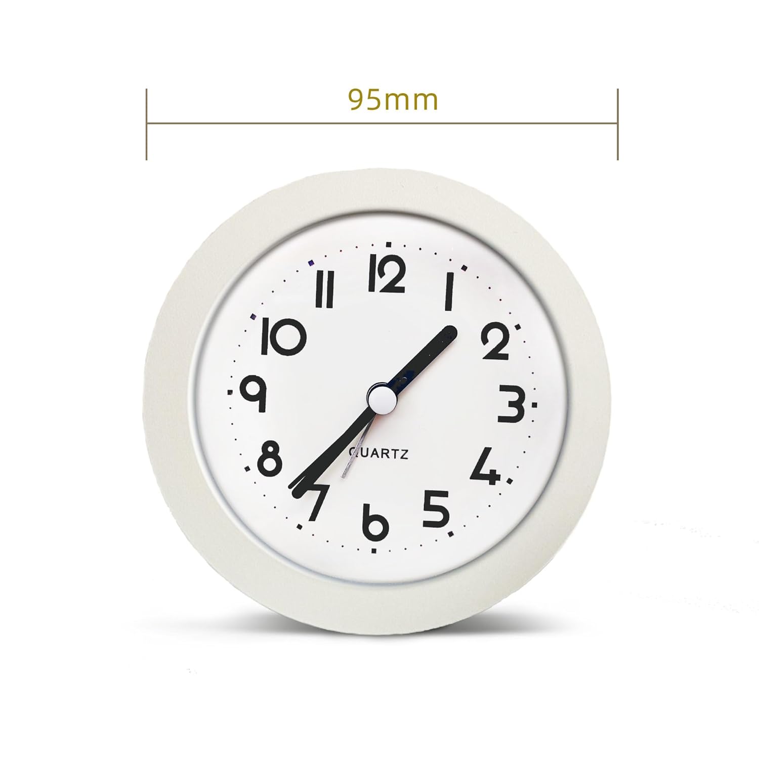 HIQU and HIST HIQU HIST Alarm Clock with Backlight 4.5 Inches White Desk Clock for Home and Office Use - View 7 of 9