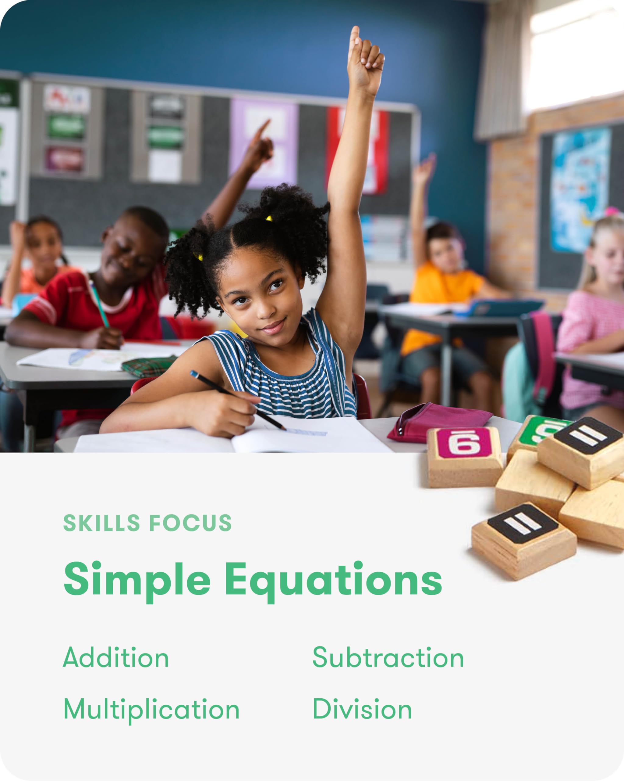SimplyFun SimplyFun Sumology Math Game Fun Math Game for Kids Ages 8-12 Practice Addition Subtraction Multiplication Division for 2 or More Players - View 5 of 7
