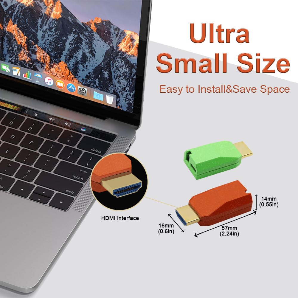 E-link Elink Mini 4K HDMI Fiber Extender HDMI to Fiber Converter 4K60Hz HDMI2.0 Over Single-Core Multimode Fiber Extender Up to 300m - View 2 of 7