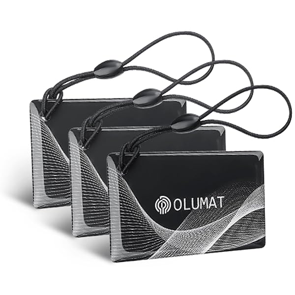 OLUMAT Olumat Smart Door Lock Fob Keyless Entry Keypad Fingerprint Smart Locks for Front Door Passcode Code Set of 3