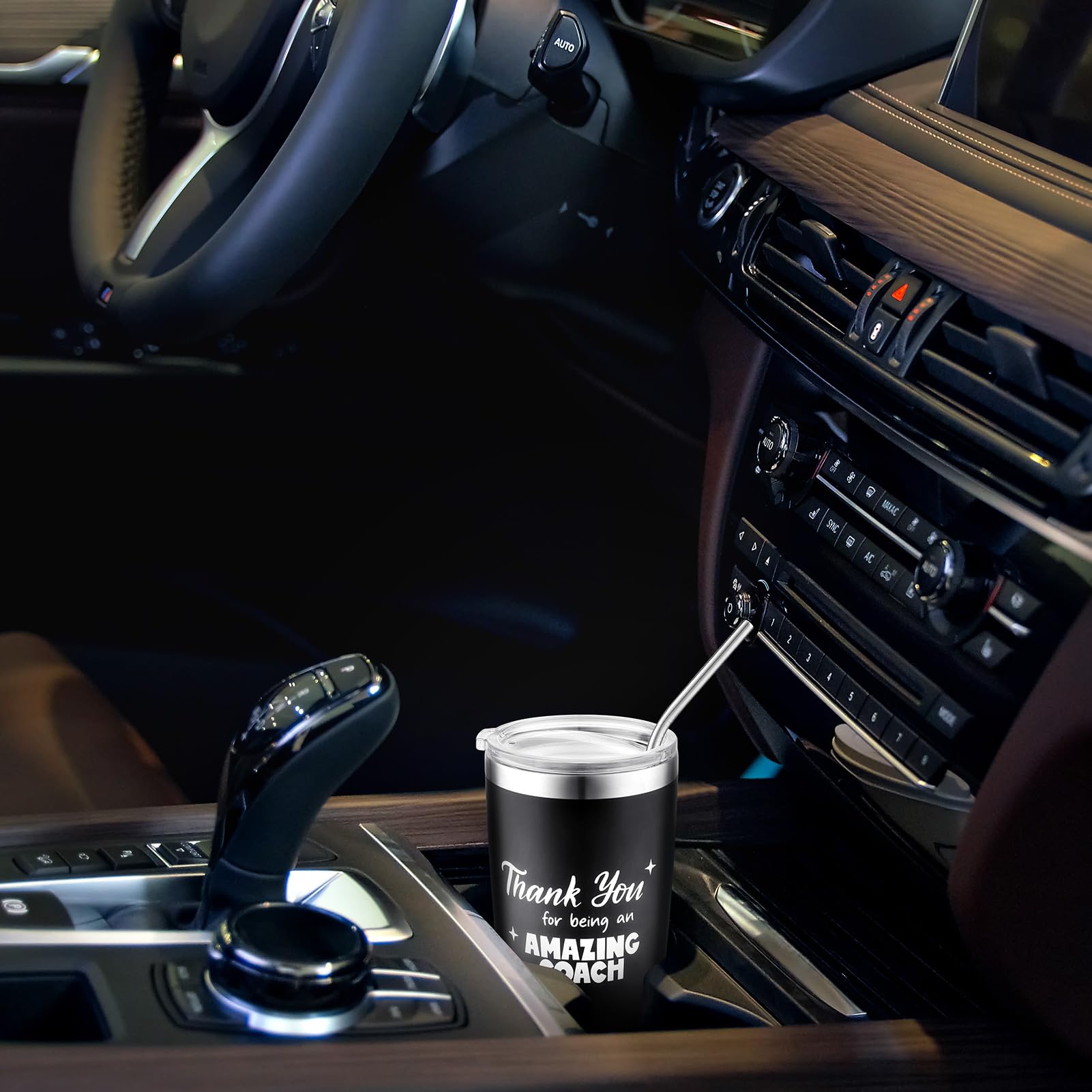 Hoemwarm Hoemwarm 4 Pcs Coach Gifts Tumbler and Keychain Set for Men and Women Perfect for Baseball Soccer Basketball Volleyball Appreciation - View 6 of 7