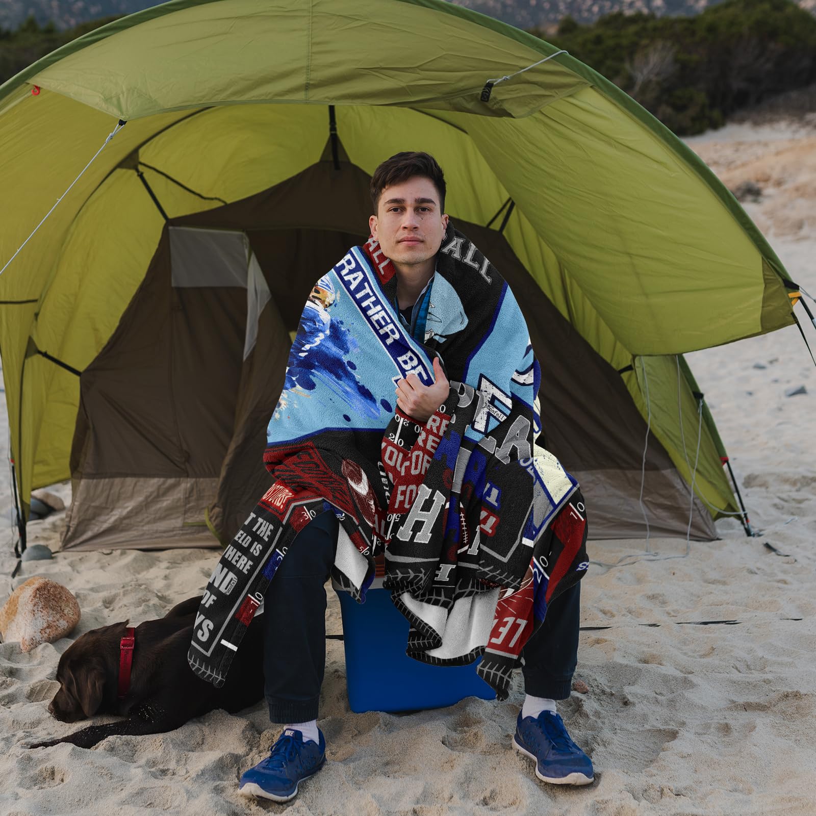 Punofell Punofell Football Gifts for Boys Men Team Perfect for Football Players Lovers Cozy Blanket 50 x 60 Inches - View 3 of 9