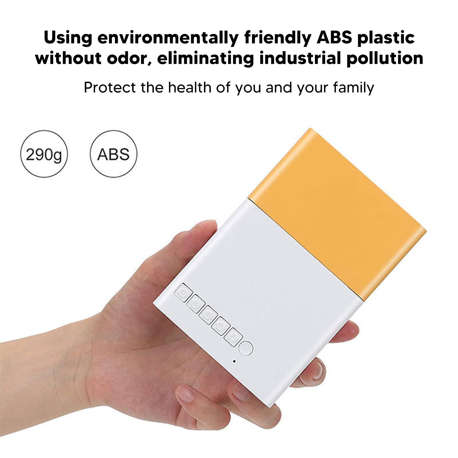 GOWENIC Portable HD 1080P Mini Projector for Movies and Gaming Compact Lightweight USB Connectivity Ideal for Travel Camping Home Entertainment - View 4 of 9