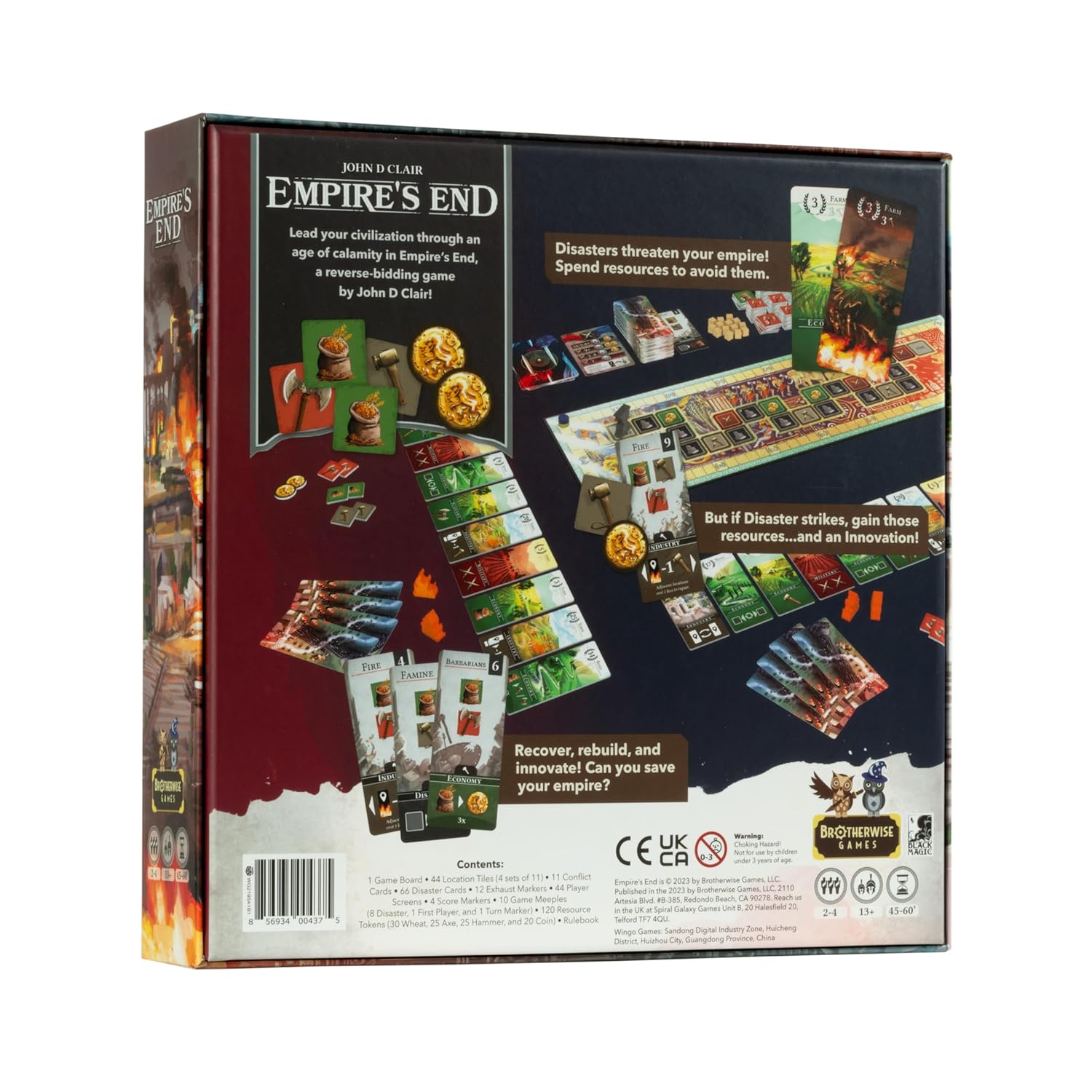 Brotherwise Games Empire's End Strategy Board Game for Thrilling Tactical Gameplay and Engaging Family Fun - View 2 of 8