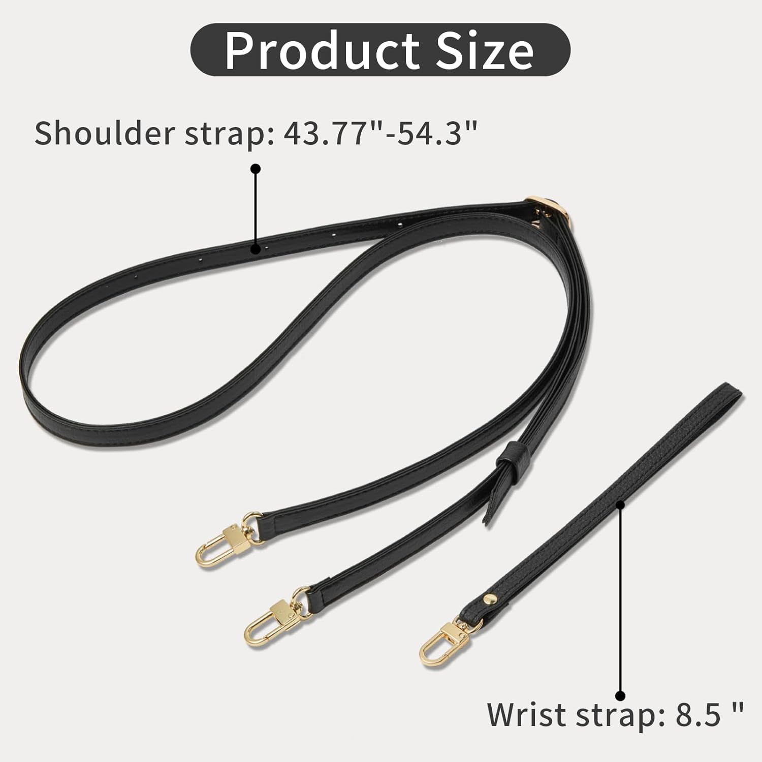 ZVE ZVE iPhone 15 Pro Wallet Case Crossbody Purse with Card Holder Zipper Leather RFID Blocking Cover for Women Black 6.1 inch - View 7 of 9