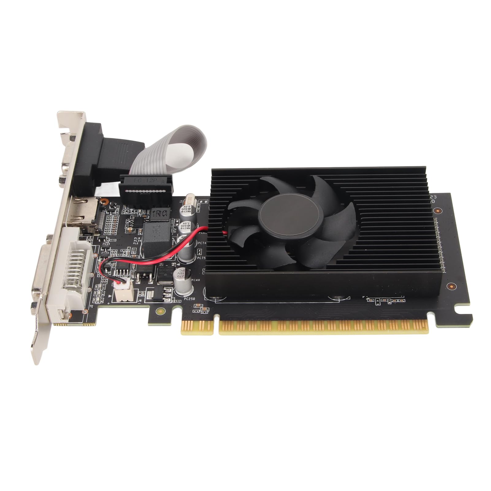 Jectse GT610 2GB 64bit Graphics Card PCI Express for Gaming PC High Performance Desktop Graphics Card