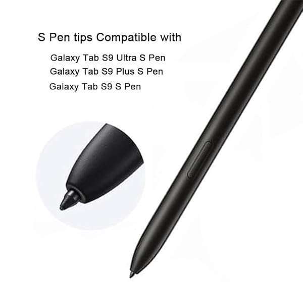 Befzygwk 10 PCS Galaxy Tab S9 S Pen Replacement Tips - Compatible with S9 Ultra, S9 Plus, S9 FE - Soft Nibs & Tools Included - View 4 of 7