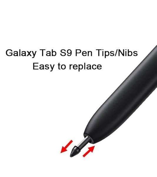 Befzygwk 10 PCS Galaxy Tab S9 S Pen Replacement Tips - Compatible with S9 Ultra, S9 Plus, S9 FE - Soft Nibs & Tools Included - View 5 of 7
