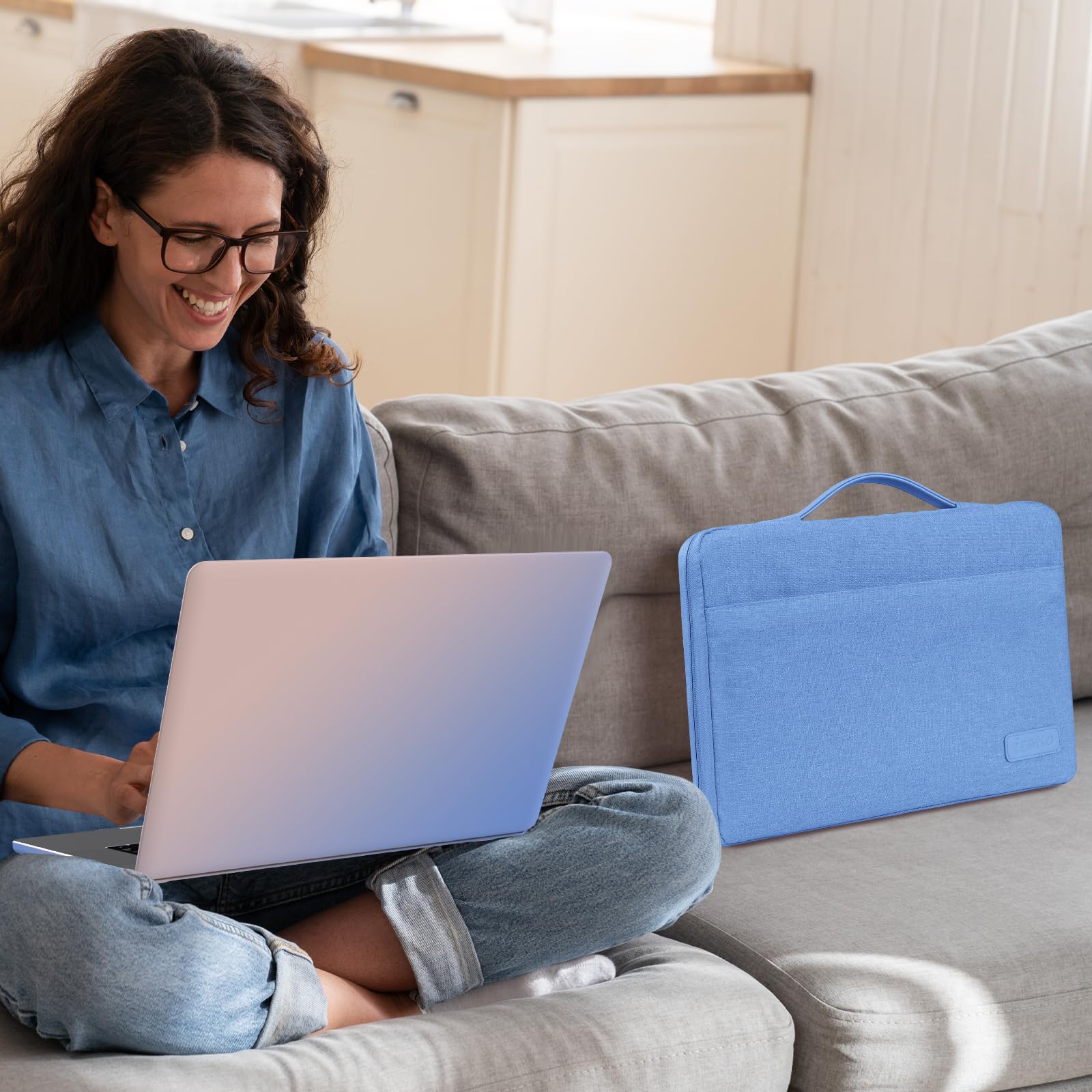 iCasso MacBook Air 15 inch Case 2023 2024 2025 Hard Shell Sleeve Bag Screen Protector Keyboard Cover Black - View 7 of 8