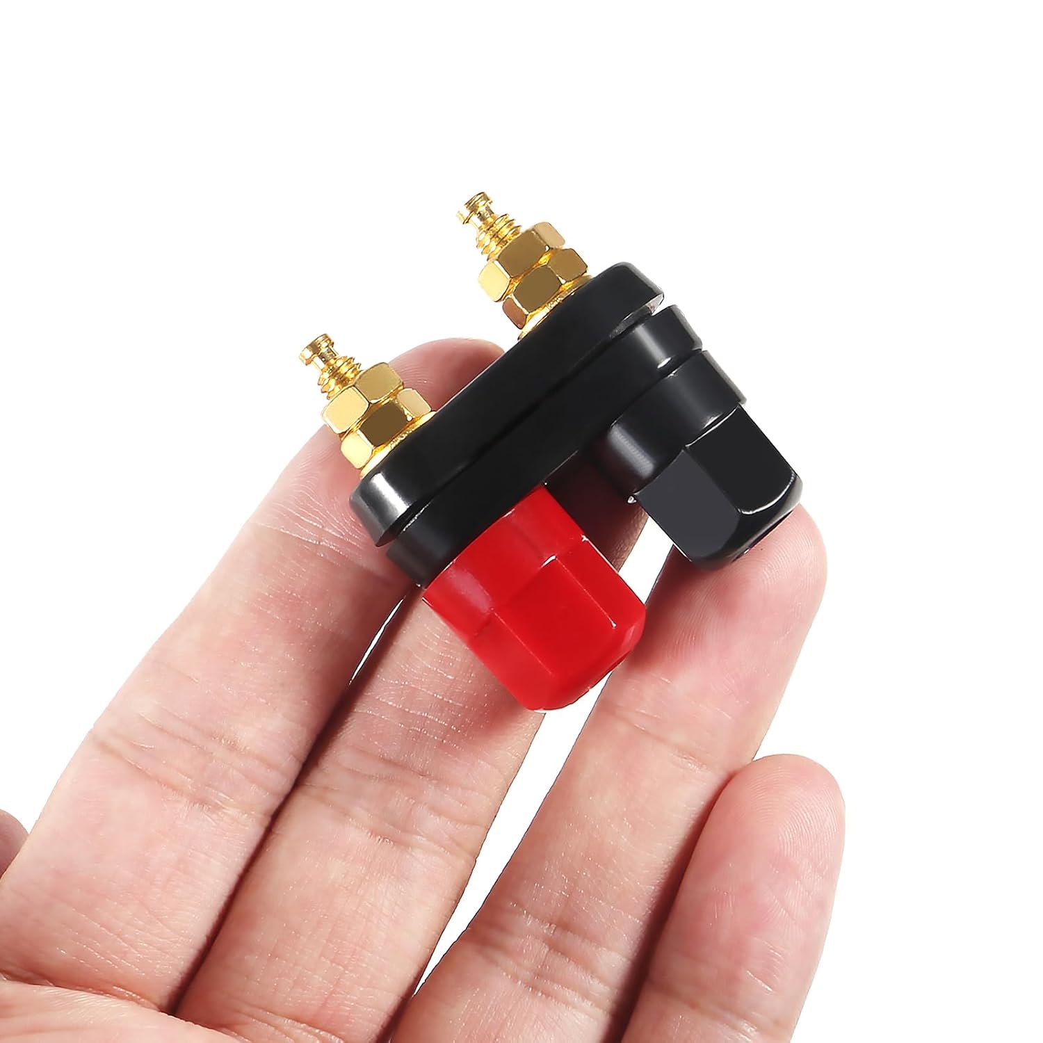 JUZITAO JUZITAO 10PCS 4mm Banana Binding Post Dual 2-Way Speaker Terminal Connectors Gold Plated Insulated for Power Amplifier - View 7 of 7