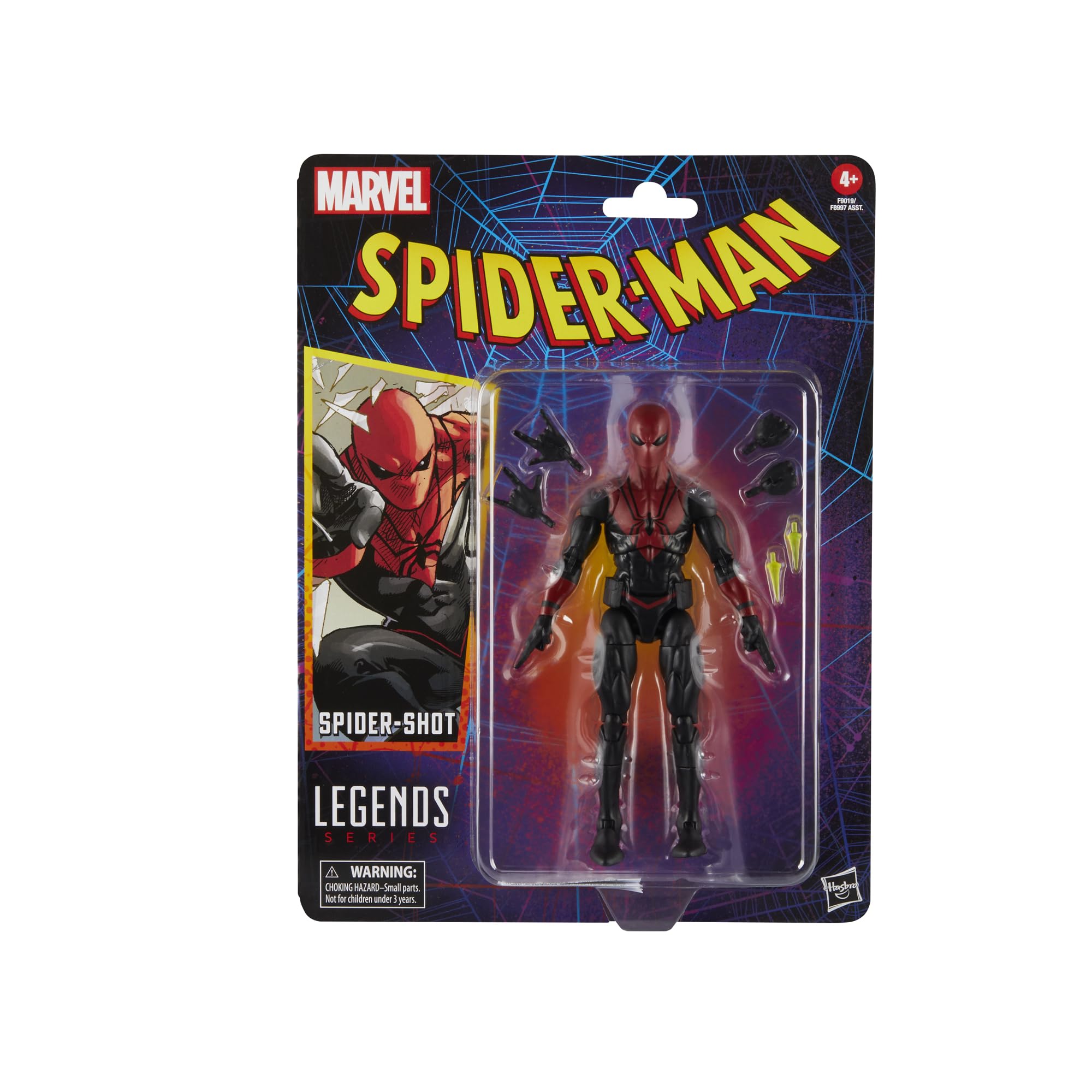 Marvel MARVEL Legends Series Spider-Shot 6 Inch Action Figure Spider-Man Comics Collectible Toy for Fans and Collectors - View 2 of 8