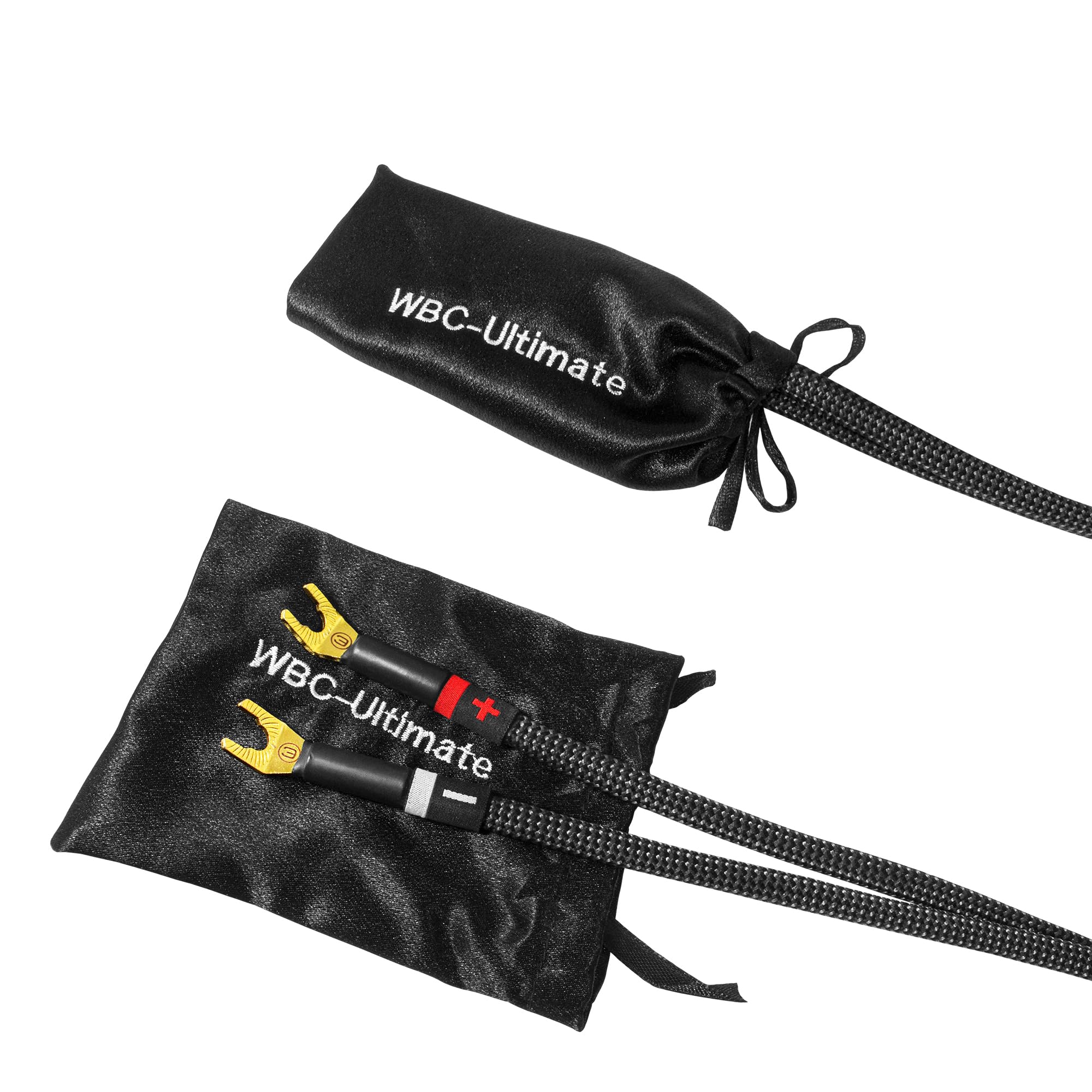 WORLDS BEST CABLES Worlds Best Cables 15 Foot Ultimate 10 AWG Ultra Pure OFC Premium Audiophile HiFi Speaker Cable Pair with Eminence Spade Plugs - View 7 of 8