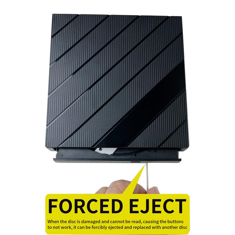 SONGMODE SONGMODE External DVD CD Drive USB 3.0 USB-C Burner Player for Laptop Mac Windows 11 10 8 7 Linux PC - View 7 of 7