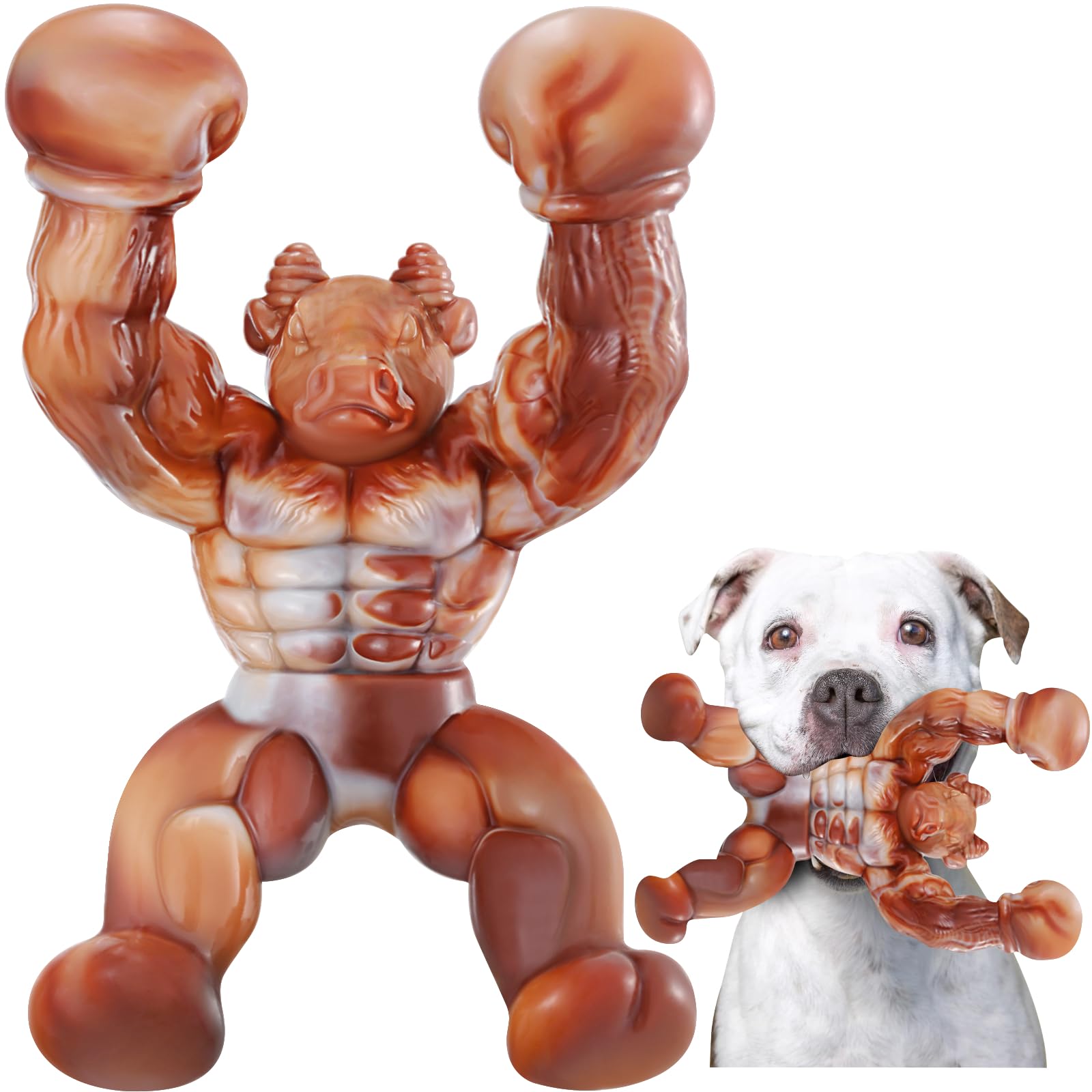 Zinbo Zinbo Indestructible Dog Toys for Aggressive Chewers Tough Chew Toys for Small Medium Large Dogs Keep Them Busy