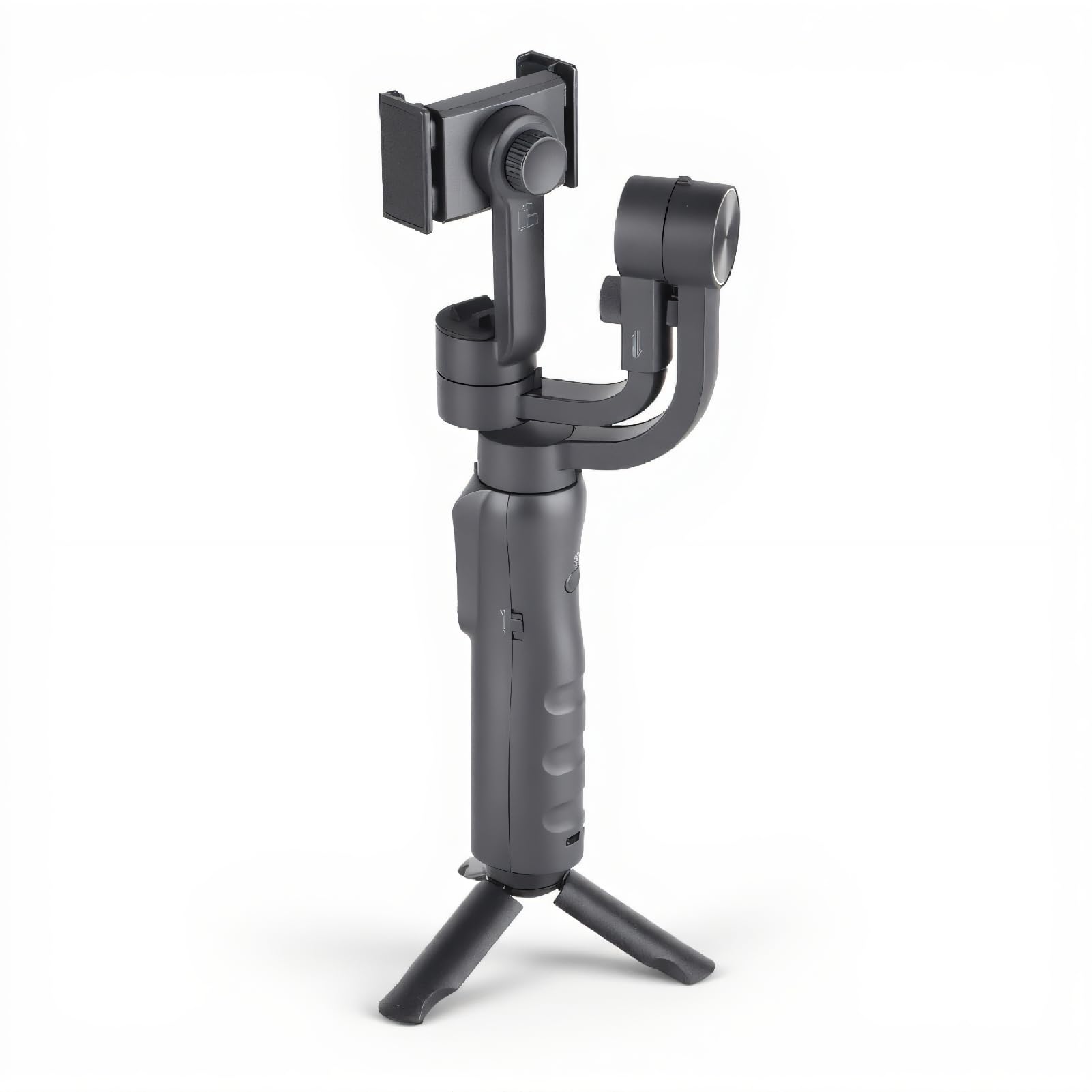 Cuifati S5 Gimbal Stabilizer for Smartphone 3 Axis Handheld Stabilizer with Anti Shake Face Tracking Easy Rotation Foldable for Video Recording