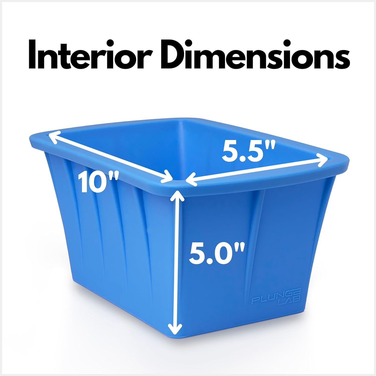 Plunge Lab Plunge Lab Extra Large Ice Block Mold 2-Pack for Cold Plunge and Coolers Reusable Steel Reinforced Silicone Big Ice Cube Molds - View 2 of 7