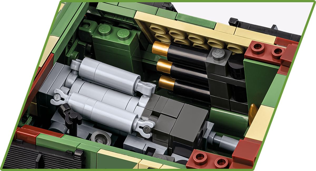 COBI COBI Historical Collection WWII SdKfz 186 Jagdtiger Tank Building Set for History Enthusiasts - View 3 of 7