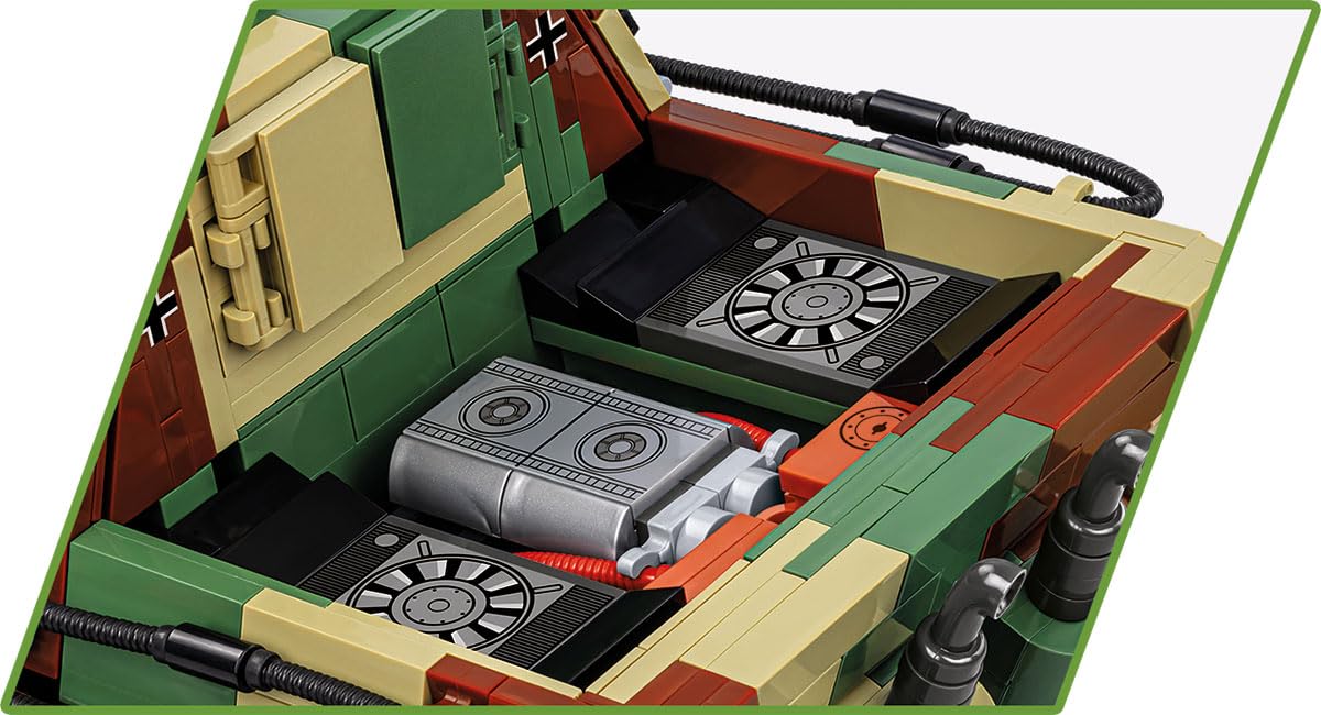 COBI COBI Historical Collection WWII SdKfz 186 Jagdtiger Tank Building Set for History Enthusiasts - View 4 of 7