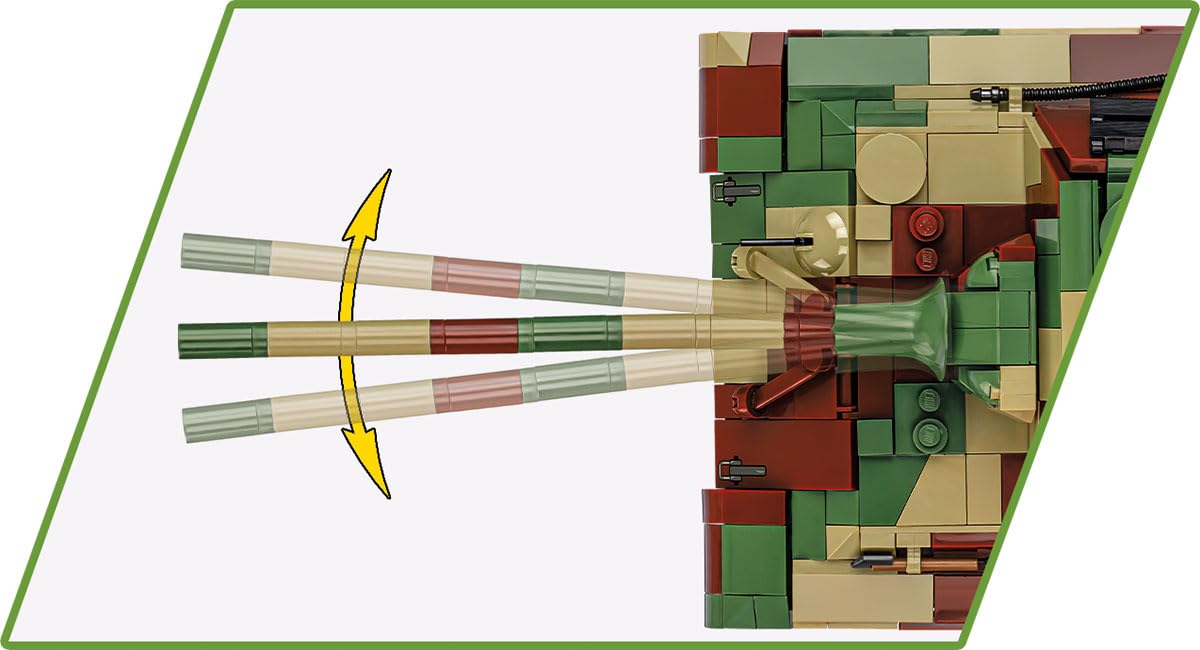 COBI COBI Historical Collection WWII SdKfz 186 Jagdtiger Tank Building Set for History Enthusiasts - View 5 of 7