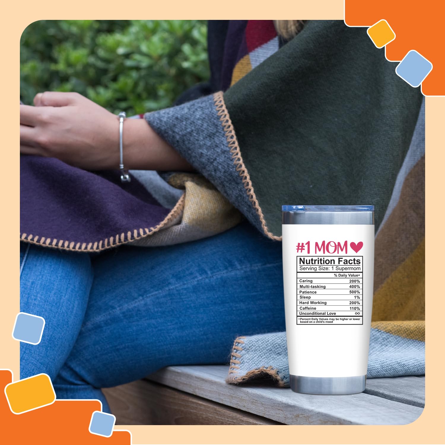 NewEleven NewEleven Unique Mothers Day Gifts for Mom and Wife 20 Oz Tumbler Perfect Birthday Present Ideas from Daughter Son Kids - View 6 of 7