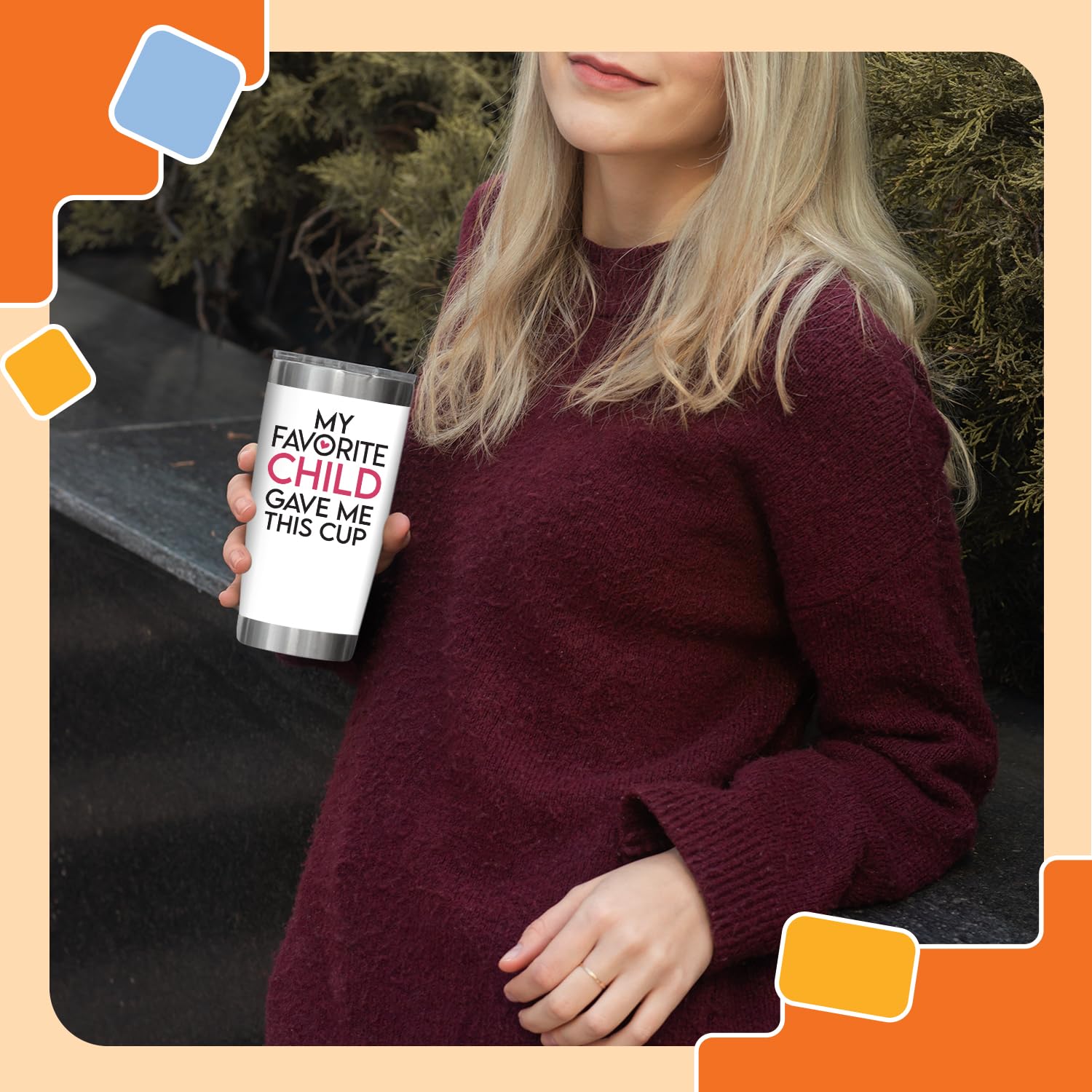 NewEleven NewEleven Unique Mothers Day Gifts for Mom and Wife 20 Oz Tumbler Perfect Birthday Present Ideas from Daughter Son Kids - View 7 of 7