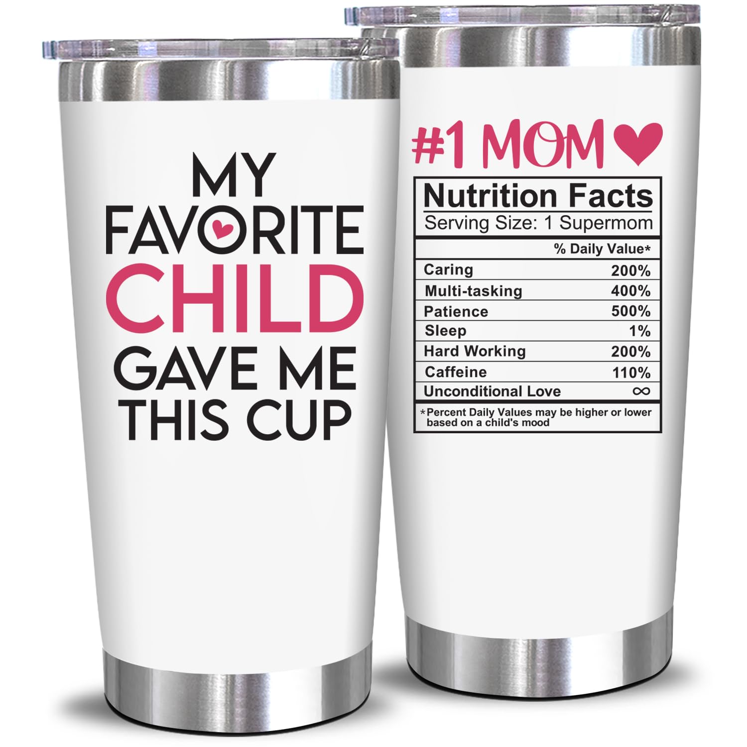 NewEleven NewEleven Unique Mothers Day Gifts for Mom and Wife 20 Oz Tumbler Perfect Birthday Present Ideas from Daughter Son Kids