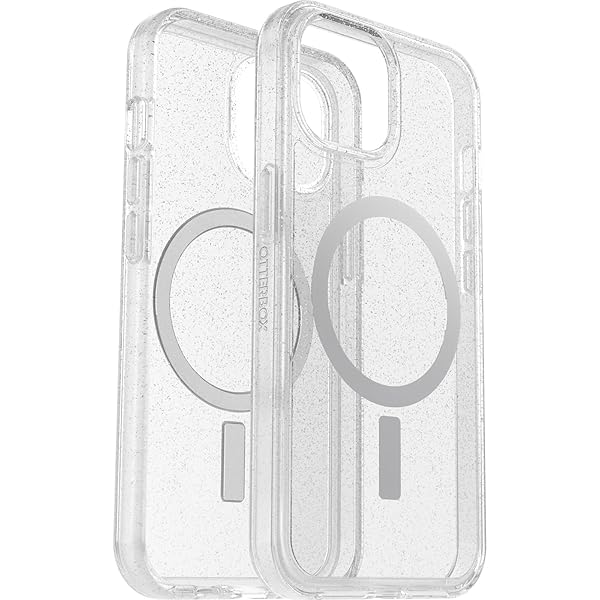 OtterBox OtterBox Symmetry Series Clear Case for iPhone 15 14 13 Stardust Ultra Sleek MagSafe Compatible with Raised Edges for Camera and Screen Protection - View 7 of 7