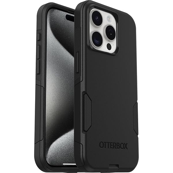 OtterBox OtterBox iPhone 15 Pro Commuter Series Case Black Slim Tough Pocket Friendly with Port Protection - View 7 of 7