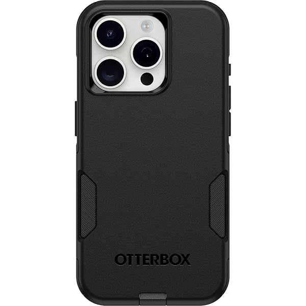 OtterBox OtterBox iPhone 15 Pro Commuter Series Case Black Slim Tough Pocket Friendly with Port Protection - View 3 of 7