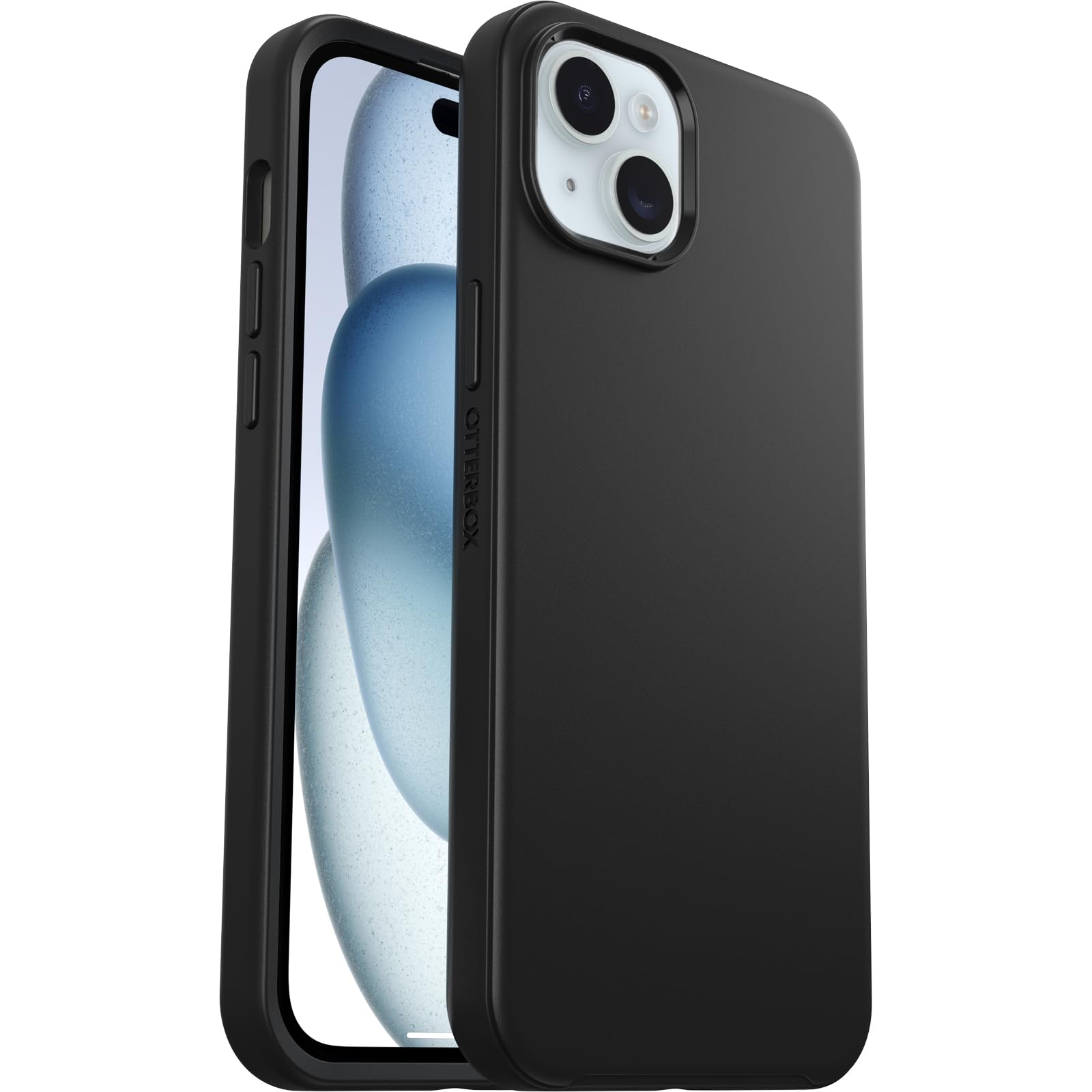 OtterBox Symmetry Series Case for iPhone 15 Plus and 14 Plus Black Ultra Sleek with MagSafe Protection for Camera and Screen - View 5 of 6