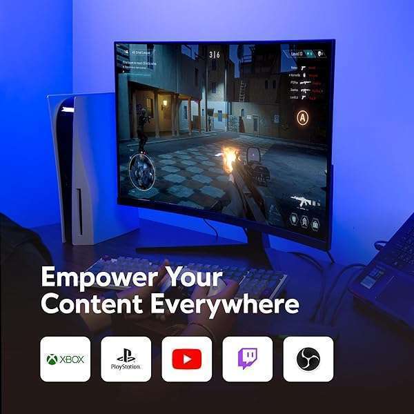 AVerMedia AVerMedia HDMI 2.1 Capture Card GC553G2: 4K Streaming for PS5, Xbox Series X/S, Switch - VRR & HDR Support - View 11 of 11