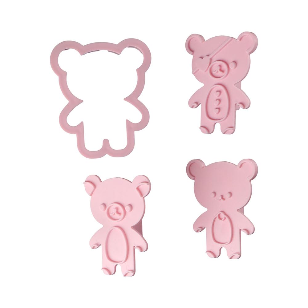 Kopida Cute Bear Mold Cookie Cutters Set for DIY Pastry Baking and Fondant Biscuit Making - View 2 of 6