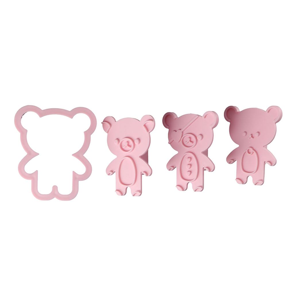 Kopida Cute Bear Mold Cookie Cutters Set for DIY Pastry Baking and Fondant Biscuit Making - View 3 of 6