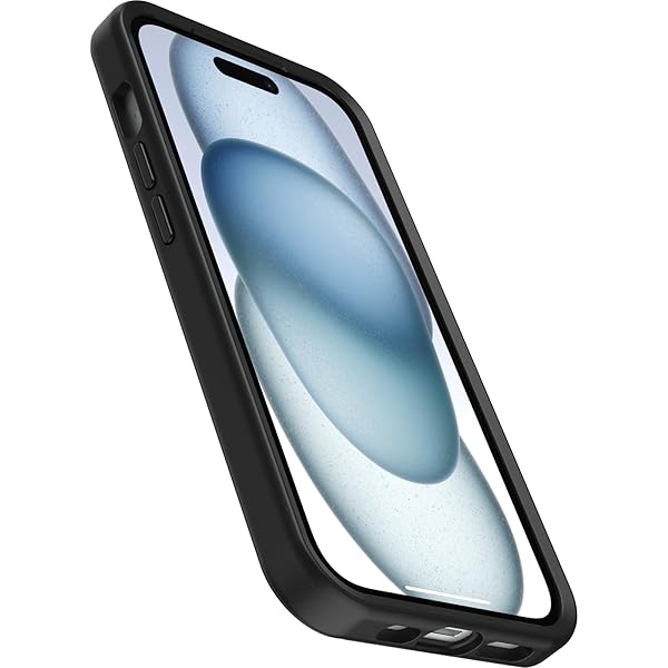 OtterBox OtterBox Symmetry Series Case for iPhone 15 14 13 Black Ultra Sleek Wireless Charging Compatible with Raised Edges for Camera and Screen Protection - View 5 of 6