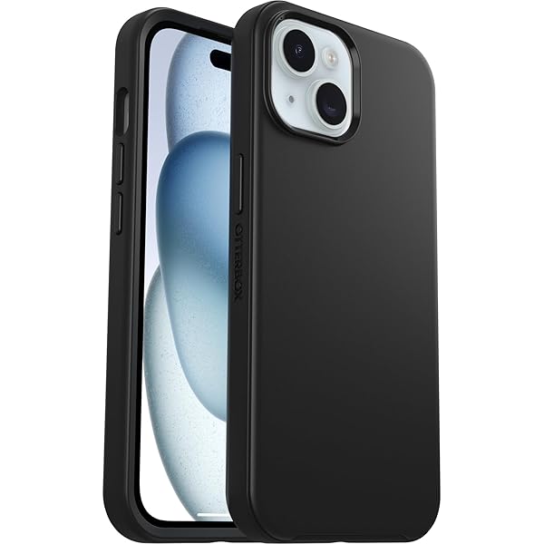 OtterBox OtterBox Symmetry Series Case for iPhone 15 14 13 Black Ultra Sleek Wireless Charging Compatible with Raised Edges for Camera and Screen Protection - View 3 of 6