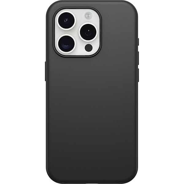OtterBox OtterBox iPhone 15 Pro Symmetry Series Case Black MagSafe Compatible Sleek Design with Raised Edges for Camera and Screen Protection - View 4 of 6