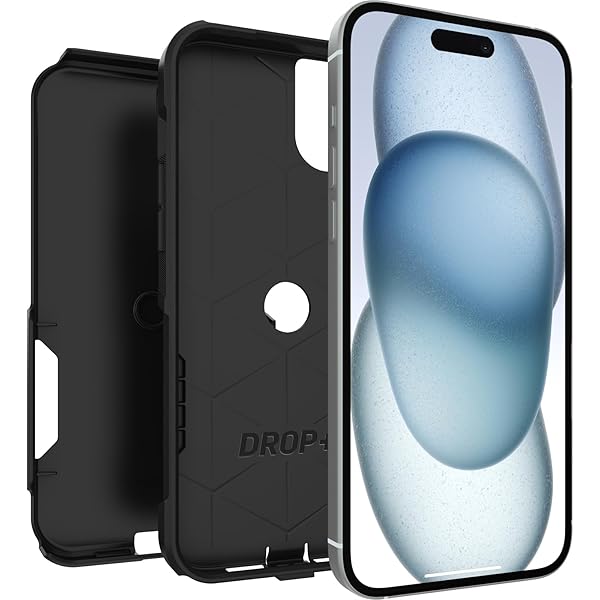 OtterBox OtterBox Commuter Series Case for iPhone 15 Plus and 14 Plus BLACK Slim Tough Pocket Friendly with Port Protection - View 6 of 7