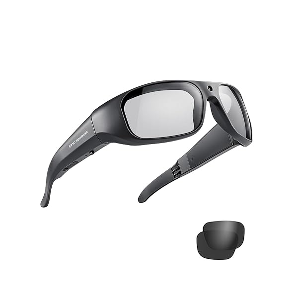 OhO sunshine OhO Smart Glasses 1080P Xtreme Sporting Camera Sunglasses with 32GB Memory UV400 for Outdoor Sports for Men and Women - View 3 of 8