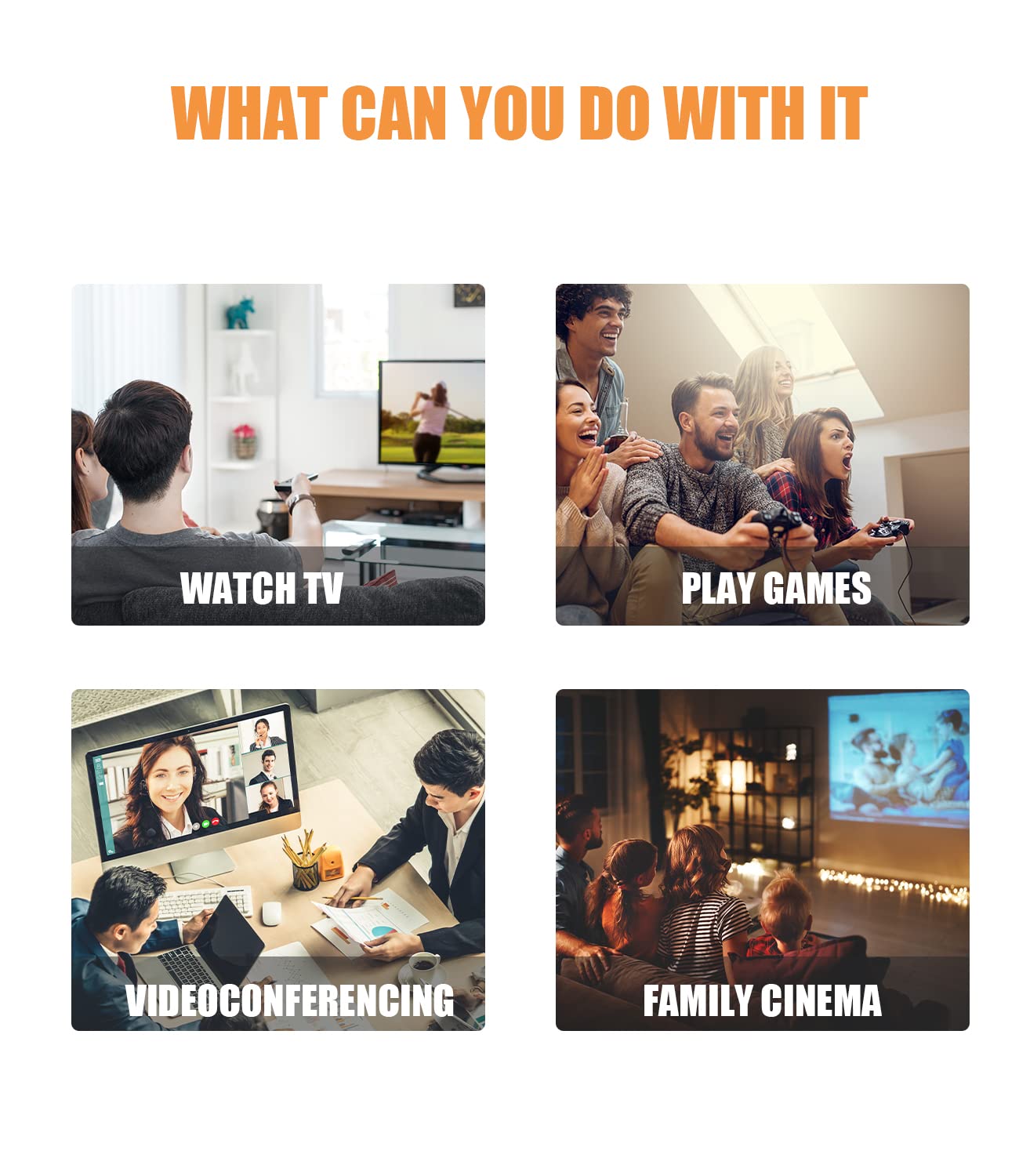 FAWETTY HDMI to RCA Cable 1080P 5ft HDMI Male to 3RCA Video Audio AV Connector Adapter for TV HDTV DVD - View 8 of 8